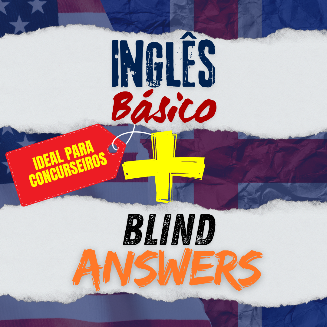 Combo Blind Answers + Inglês Básico para Concursos Públicos