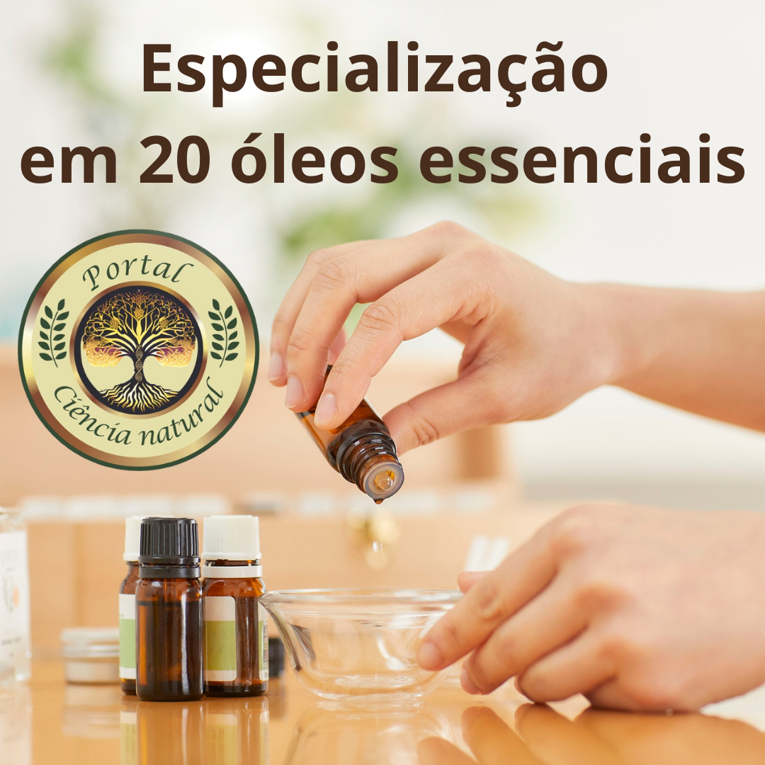 Especialização avançada em óleos essenciais.