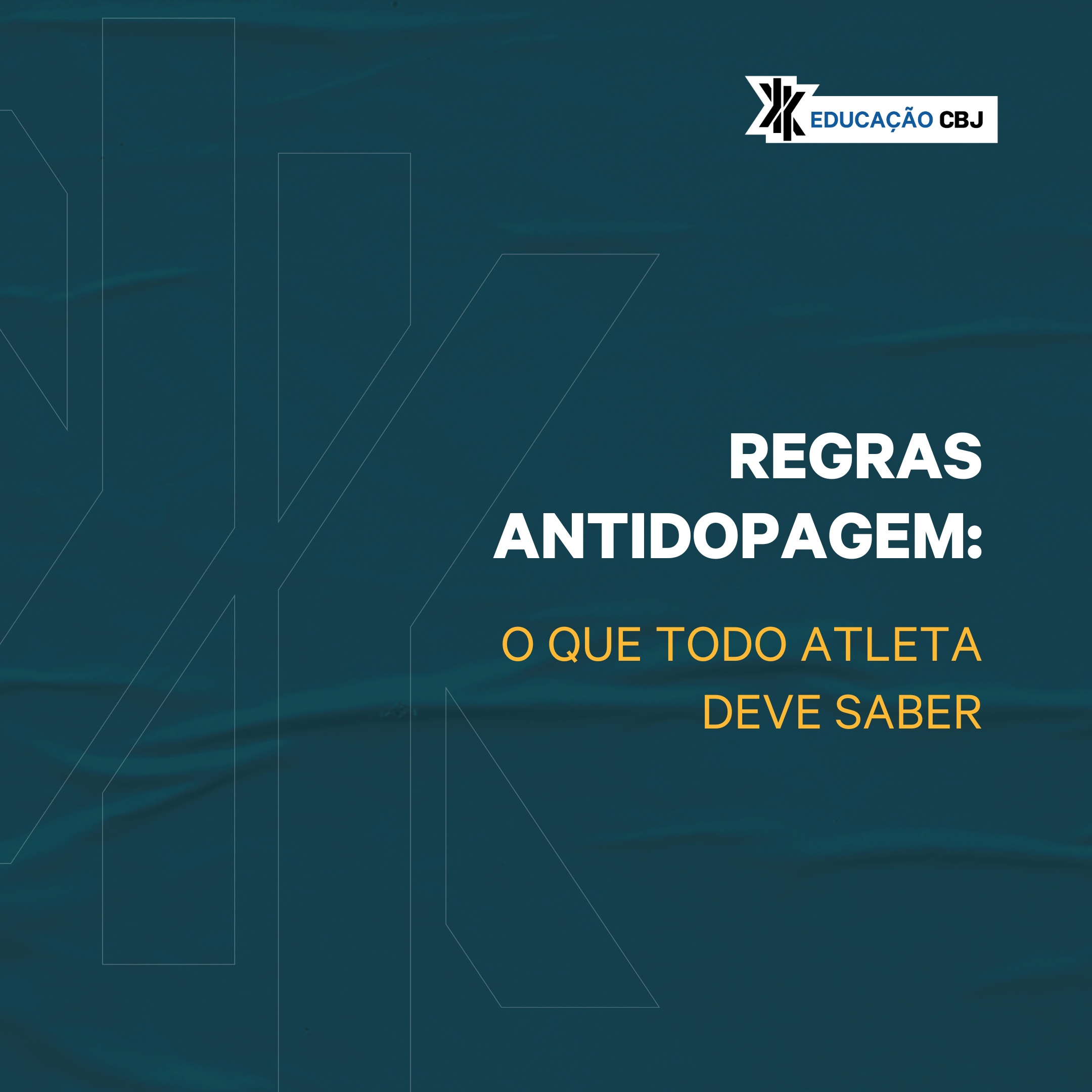 REGRAS ANTIDOPAGEM: O QUE TODO ATLETA DEVE SABER