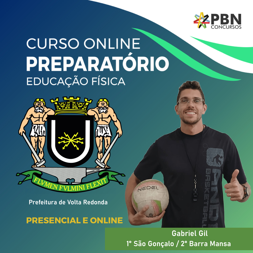 PREPARATÓRIO PARA CONCURSO PREFEITURA DE VOLTA REDONDA